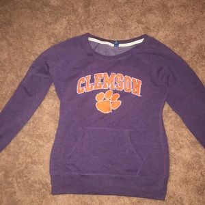 Purple Clemson Sweatshirt